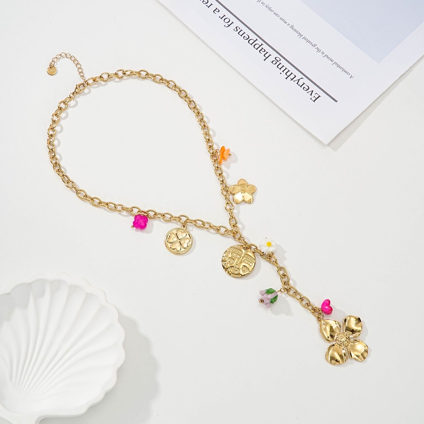 Collier Y JADE