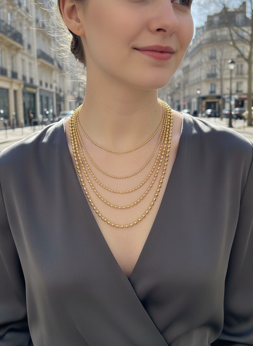 Collier MULTI INA dispo en ARGENTÉ