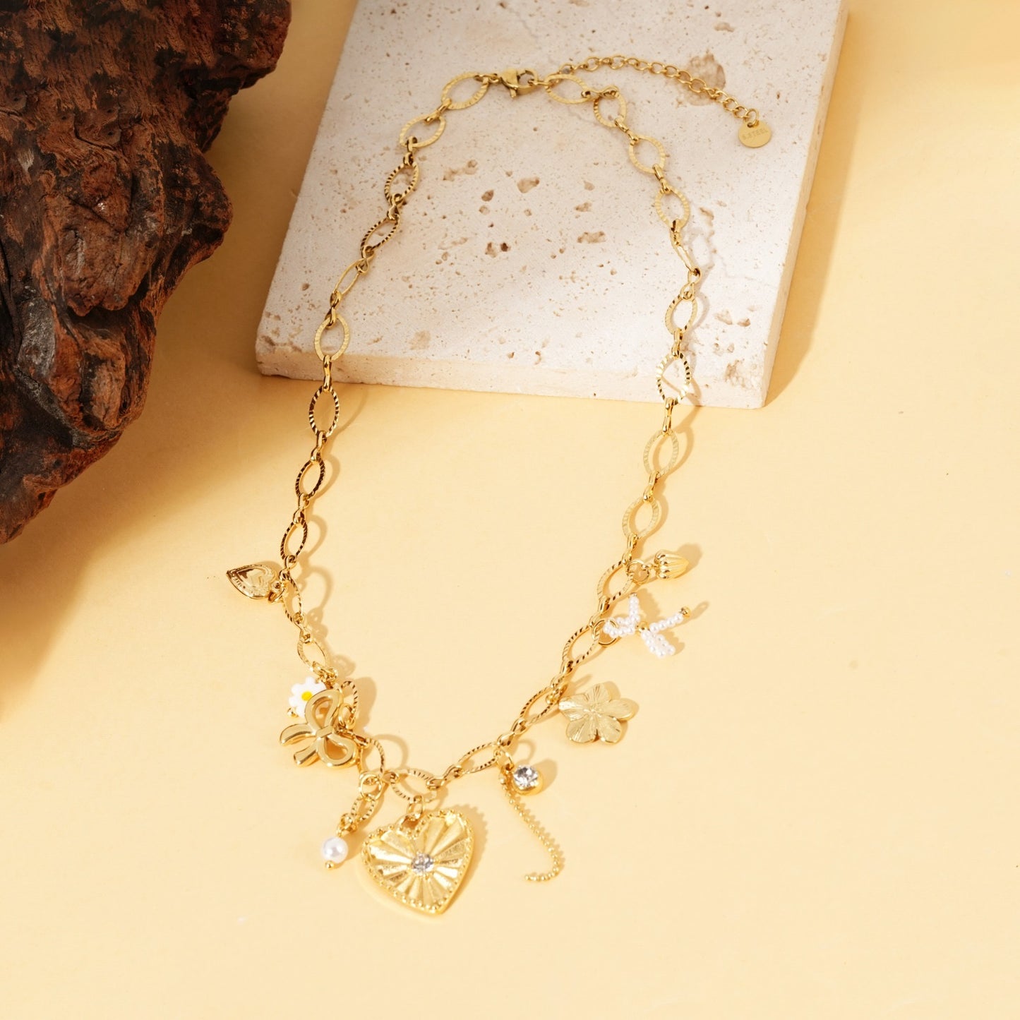 Collier Breloque CŒUR LISA