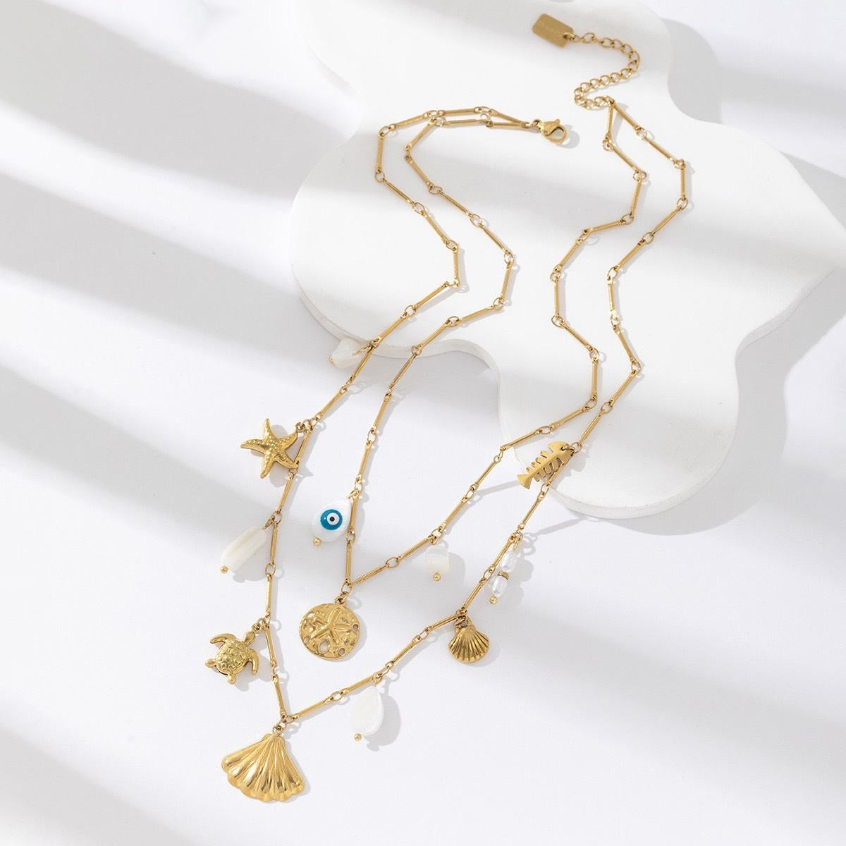 Collier double LOUANE