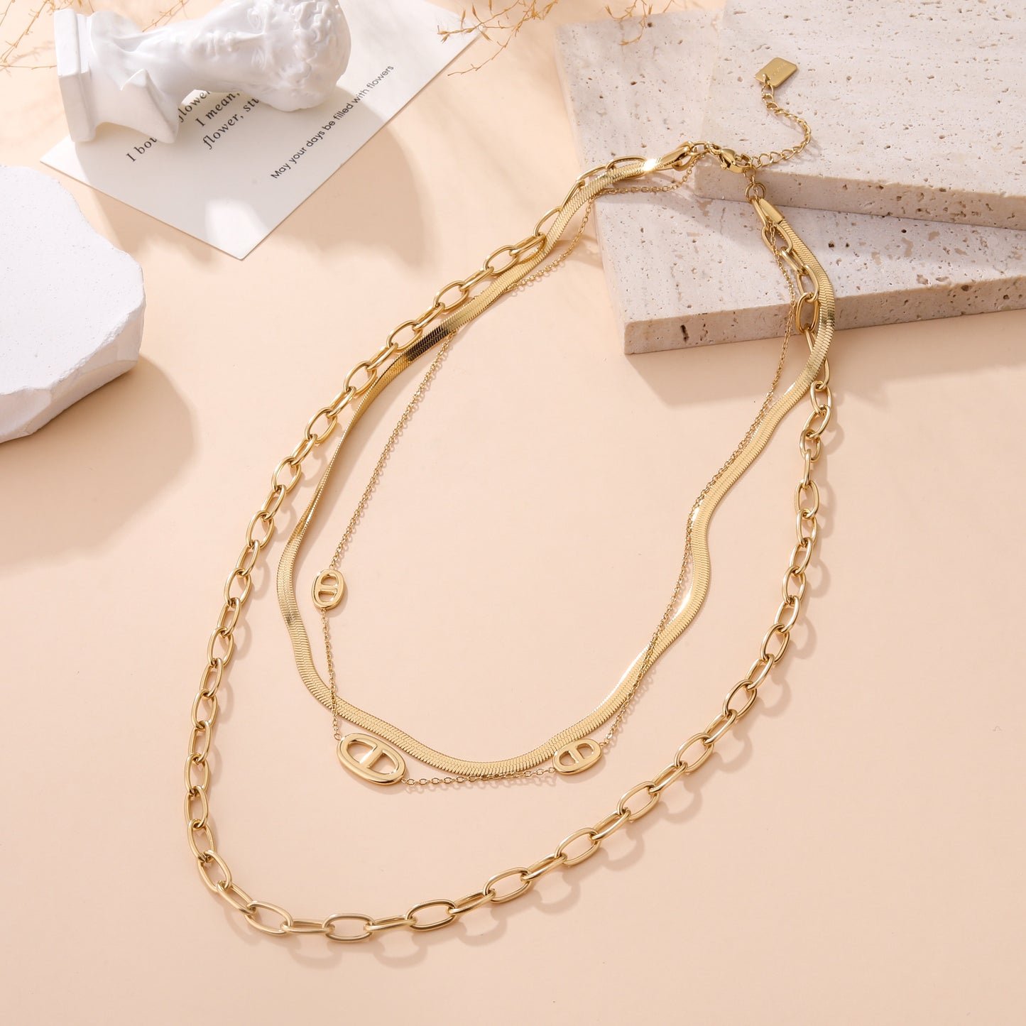 Collier triple KARINA