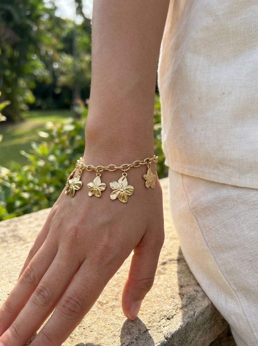 Bracelet FLEUR LOLA dispo ARGENTE