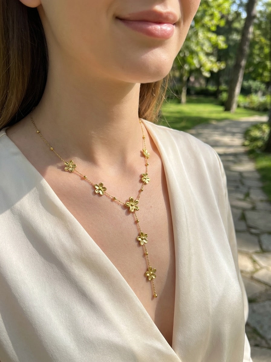 Collier Y FLEUR FANNY