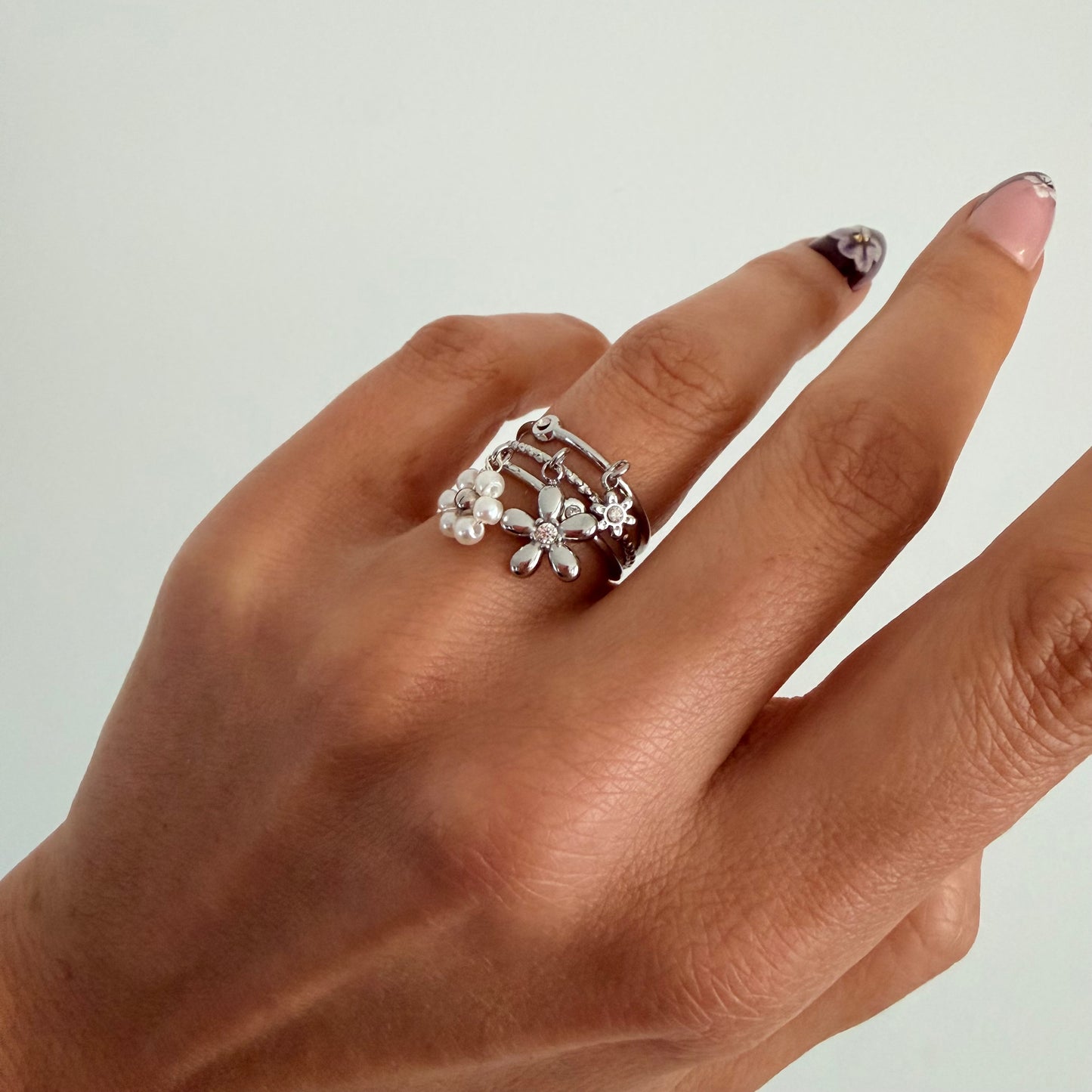 Bague breloque FLEURY