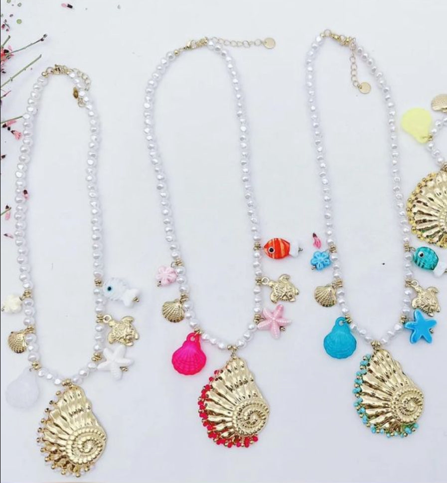 Collier breloque MER