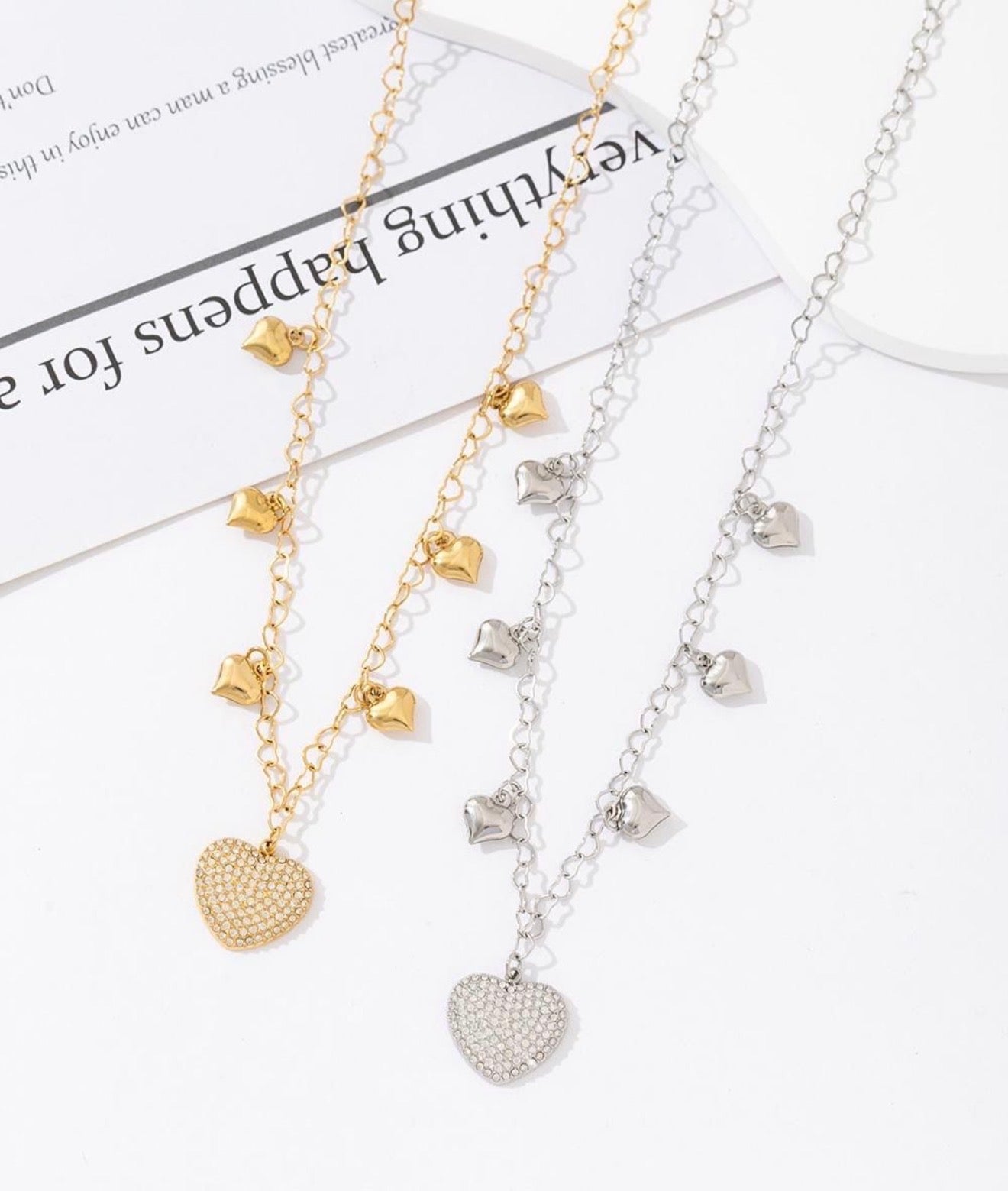 Collier breloque CŒUR LOUNA