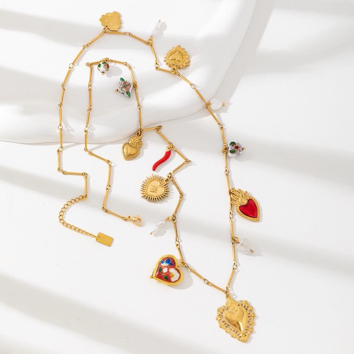 Collier breloque SAUTOIR LISE