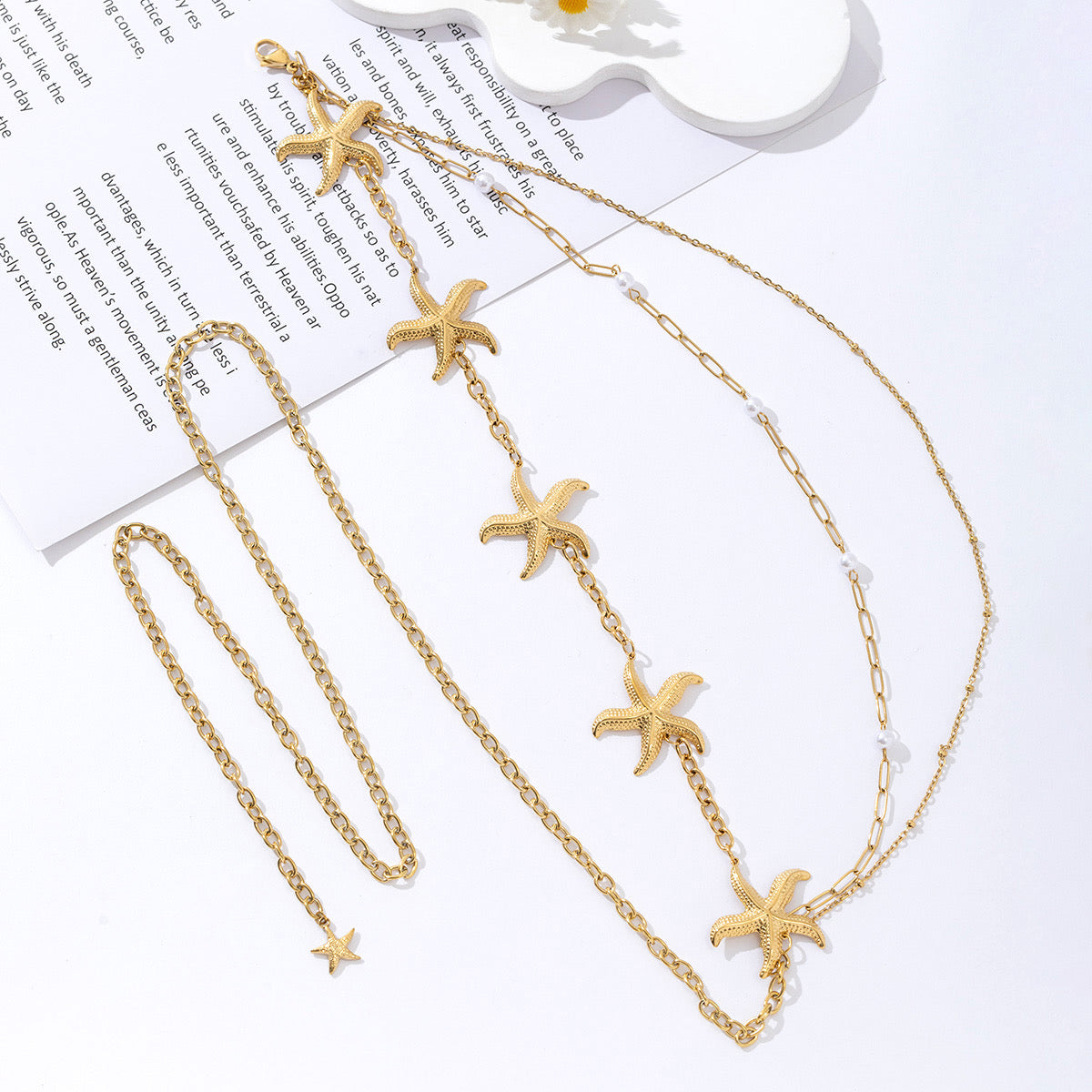 Chaîne de taille ÉTOILE ACIER INOXYDABLE