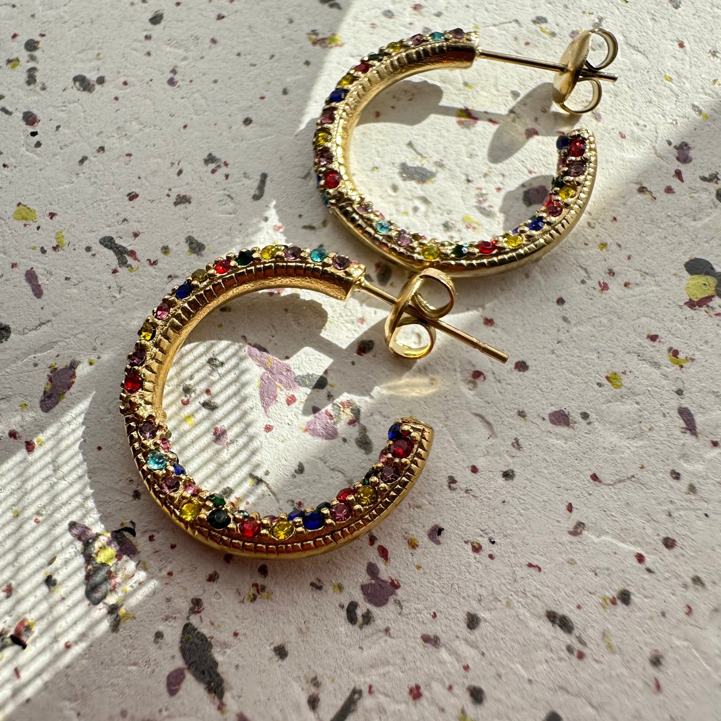 Boucle d’oreille petite créole MULTI