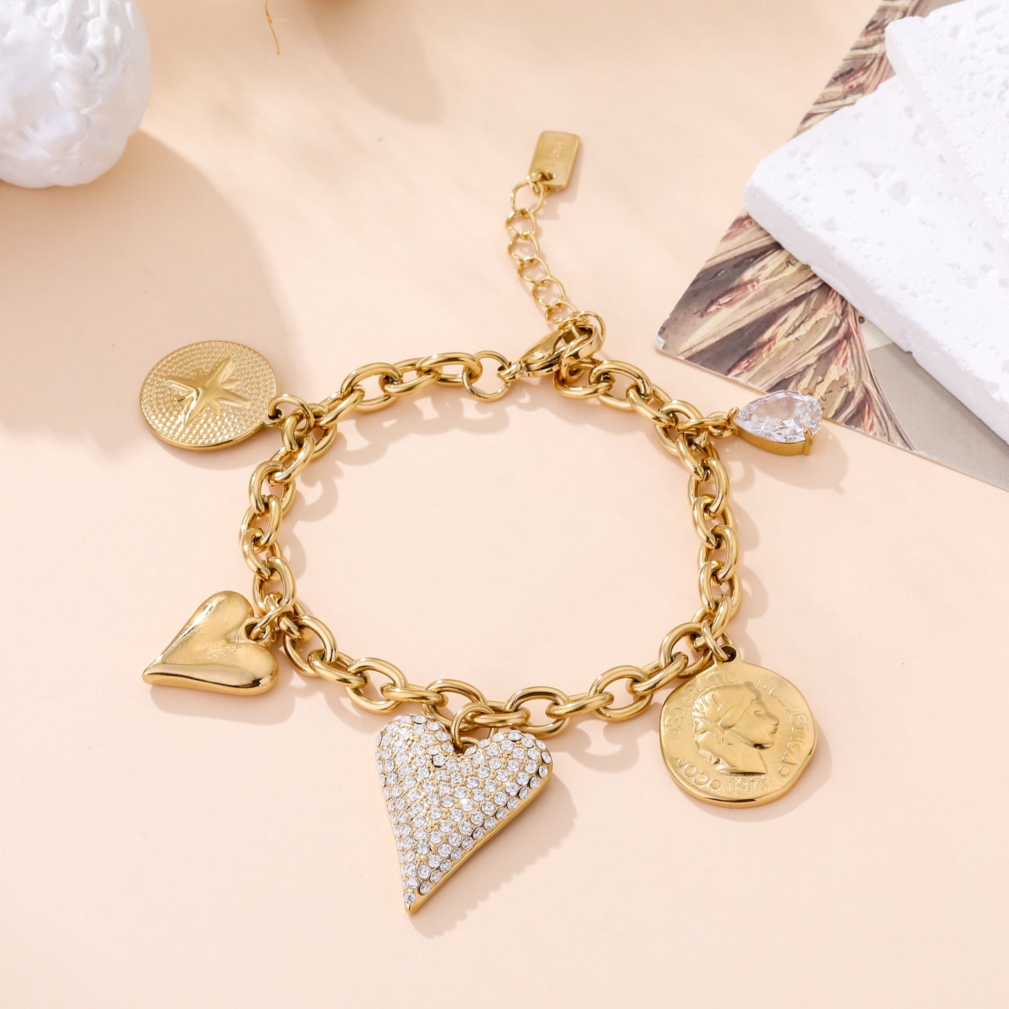 Bracelet BRELOQUE COEUR LUCYA