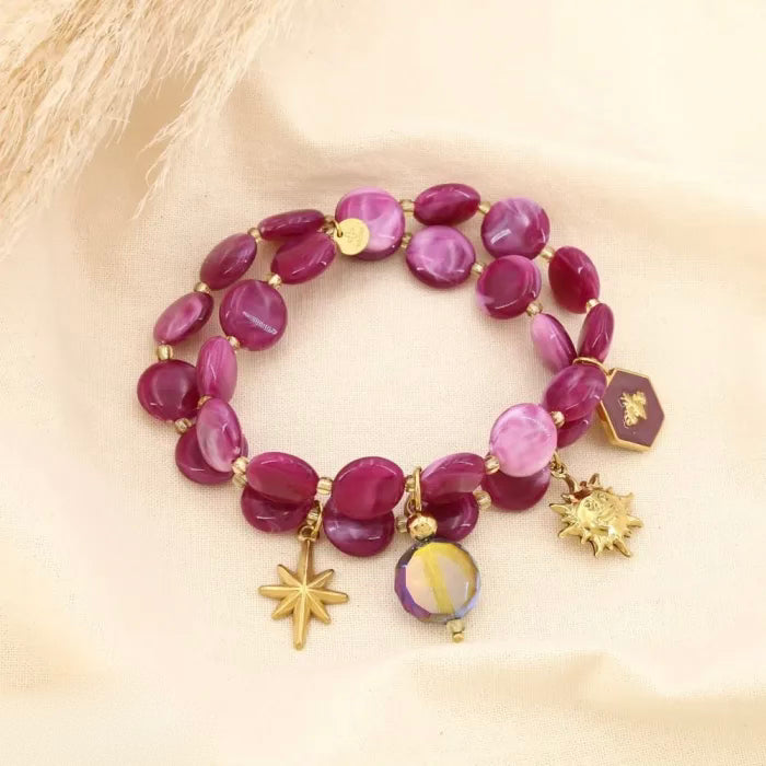 Bracelet Elastique violine