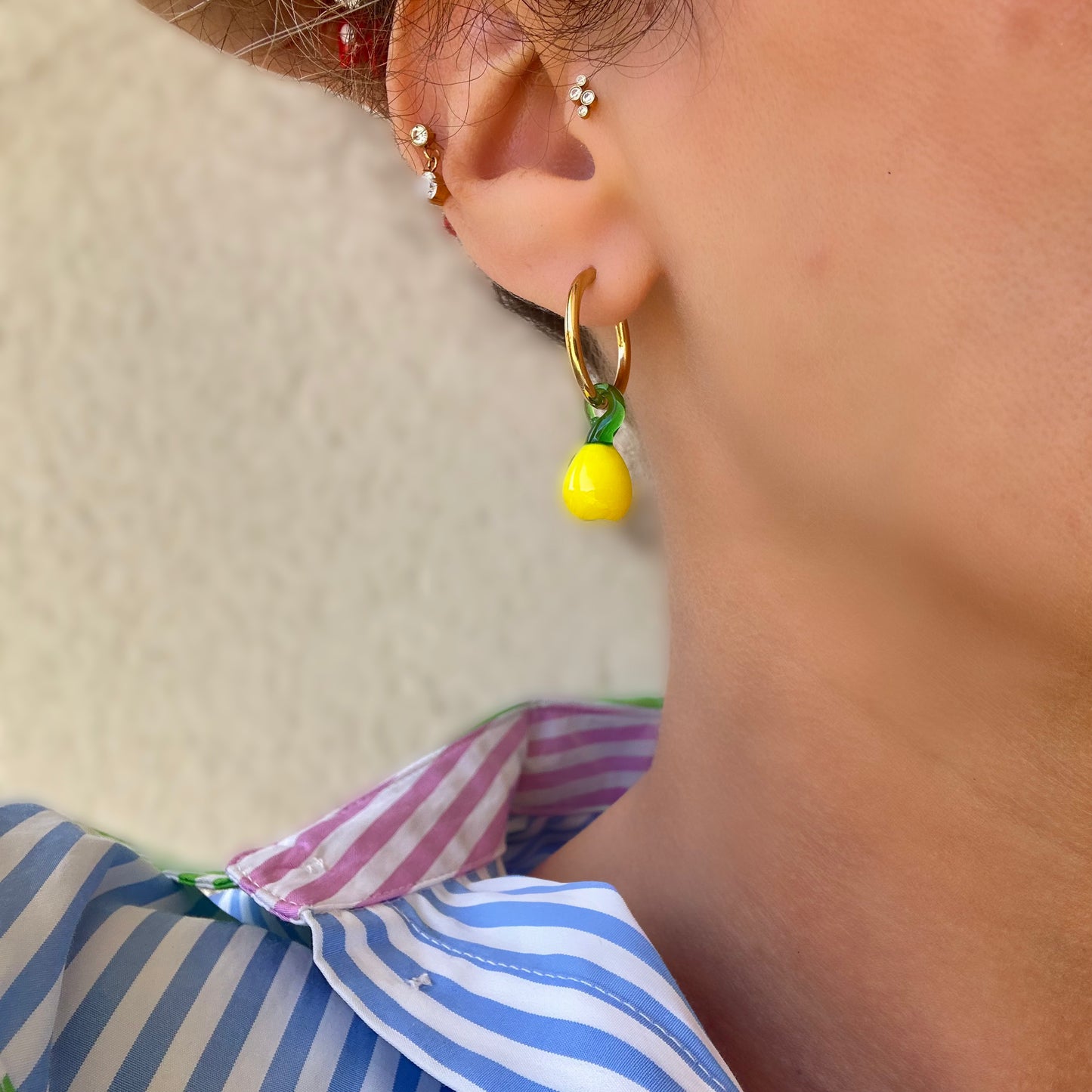 Boucle d’oreille CITRON