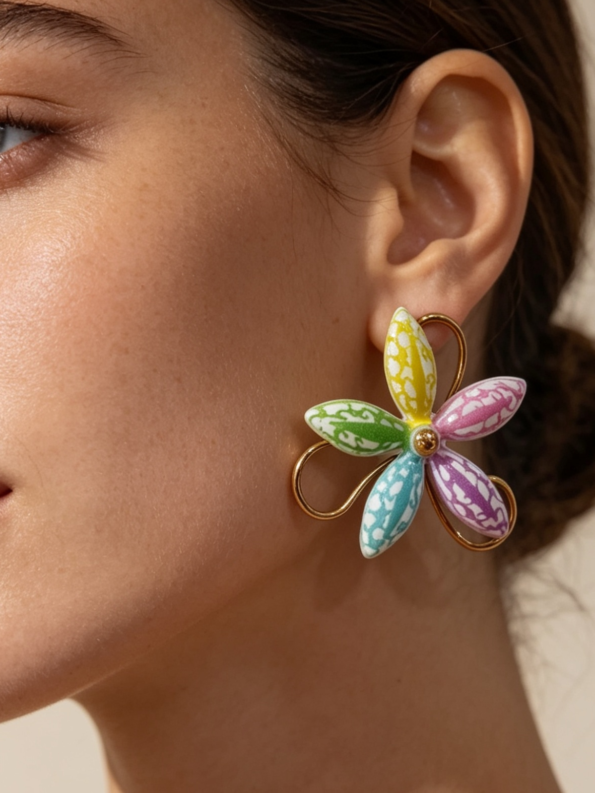 Boucle d’oreille FLEURA