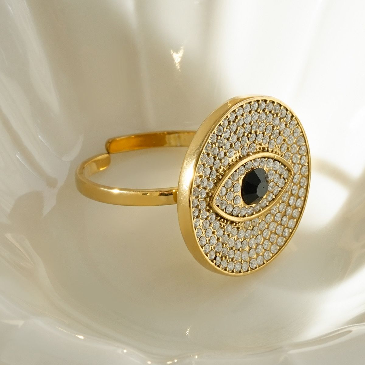 Bague œil STRASS