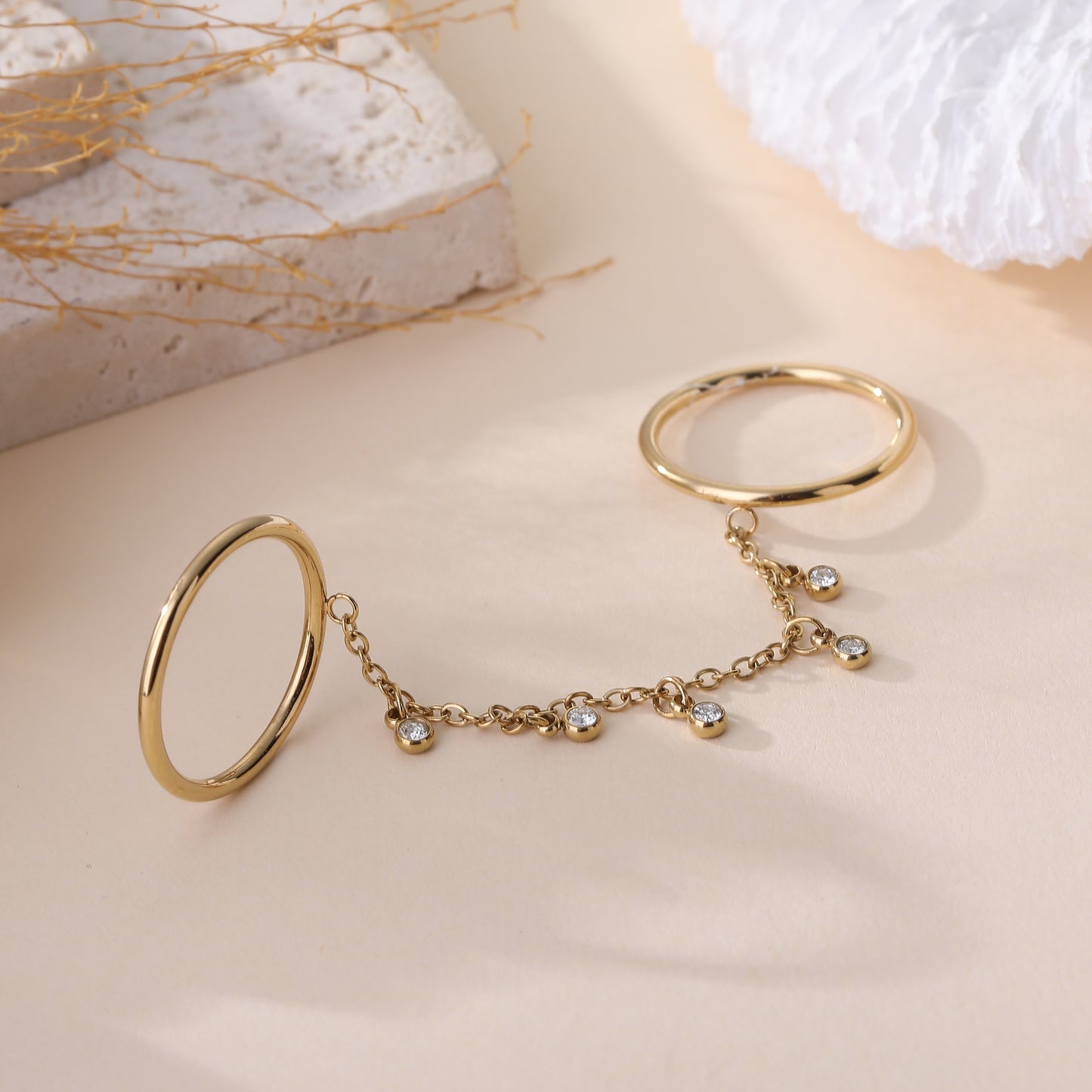 Bague double PANY