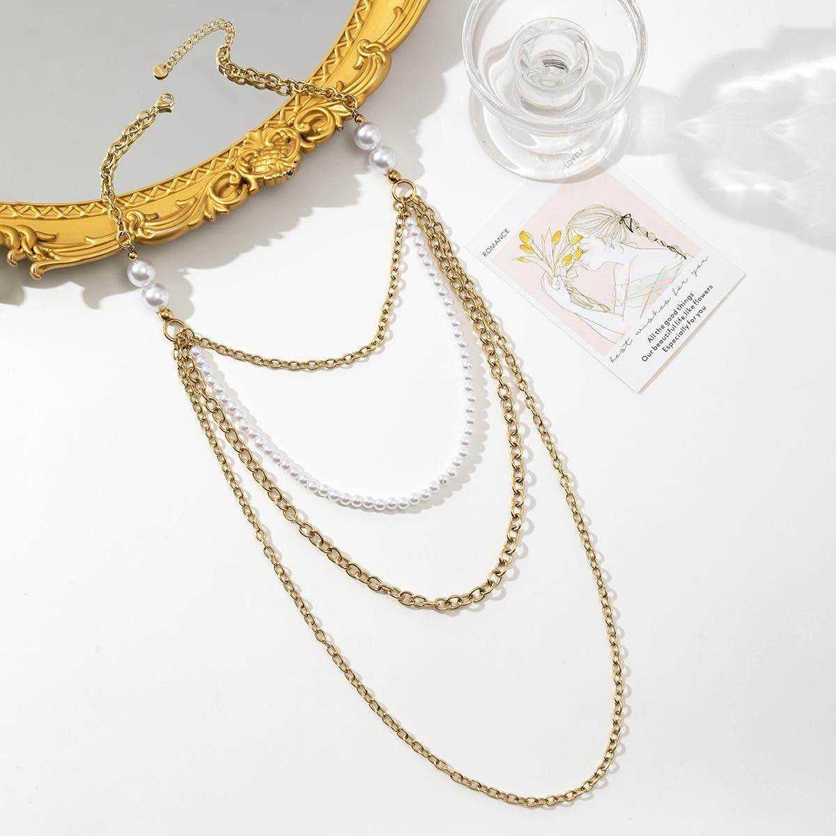 Sautoir TRIPLE PERLITA