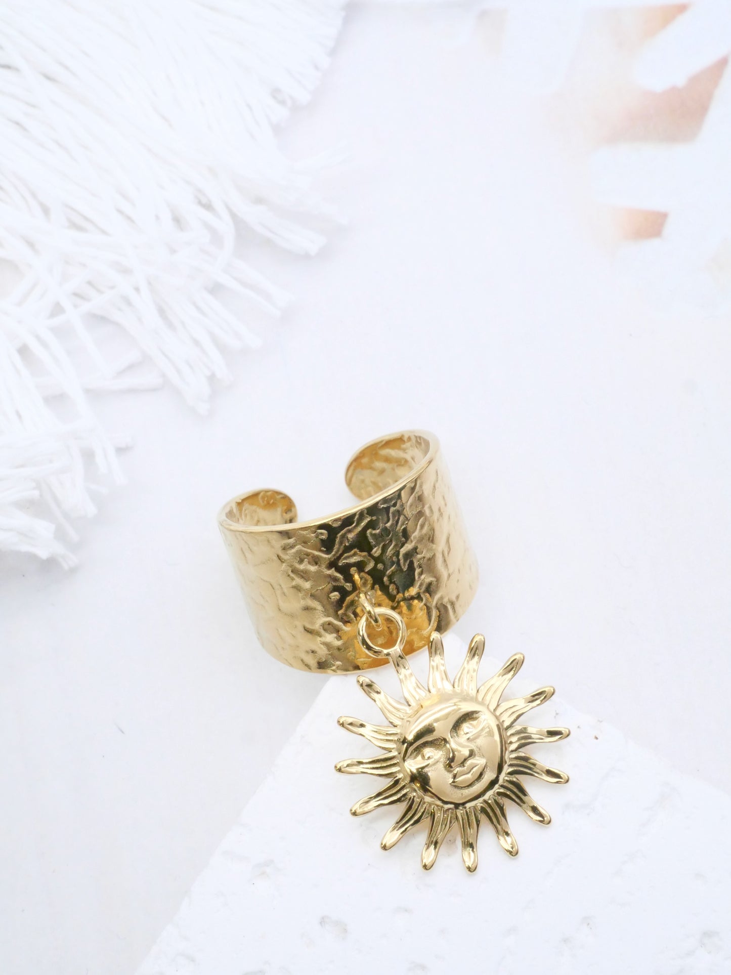 Bague breloque SOLEIL