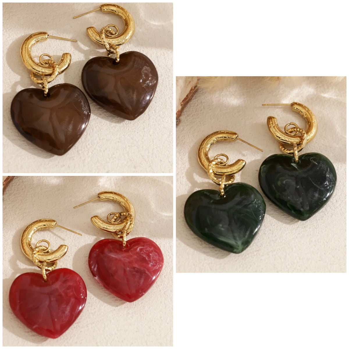 Boucle d’oreille COEUR LINATA