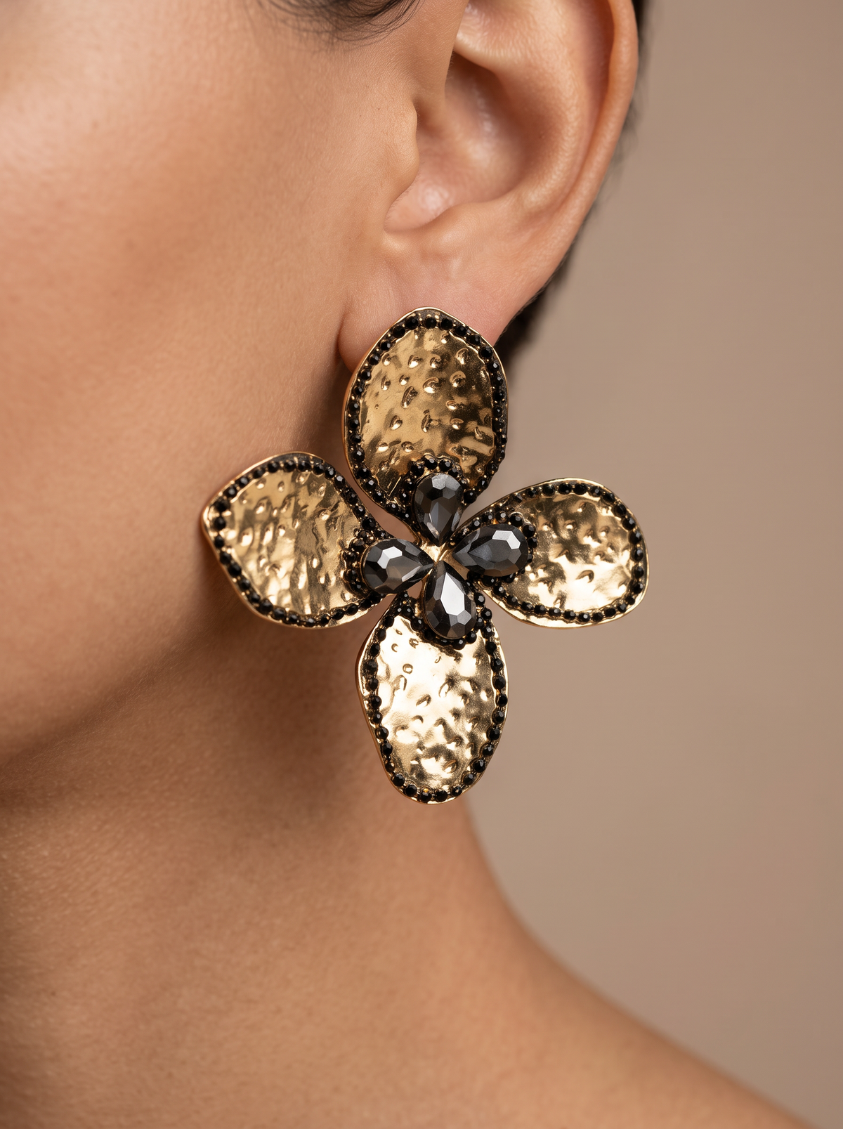 Boucle d’oreille fleur LORY
