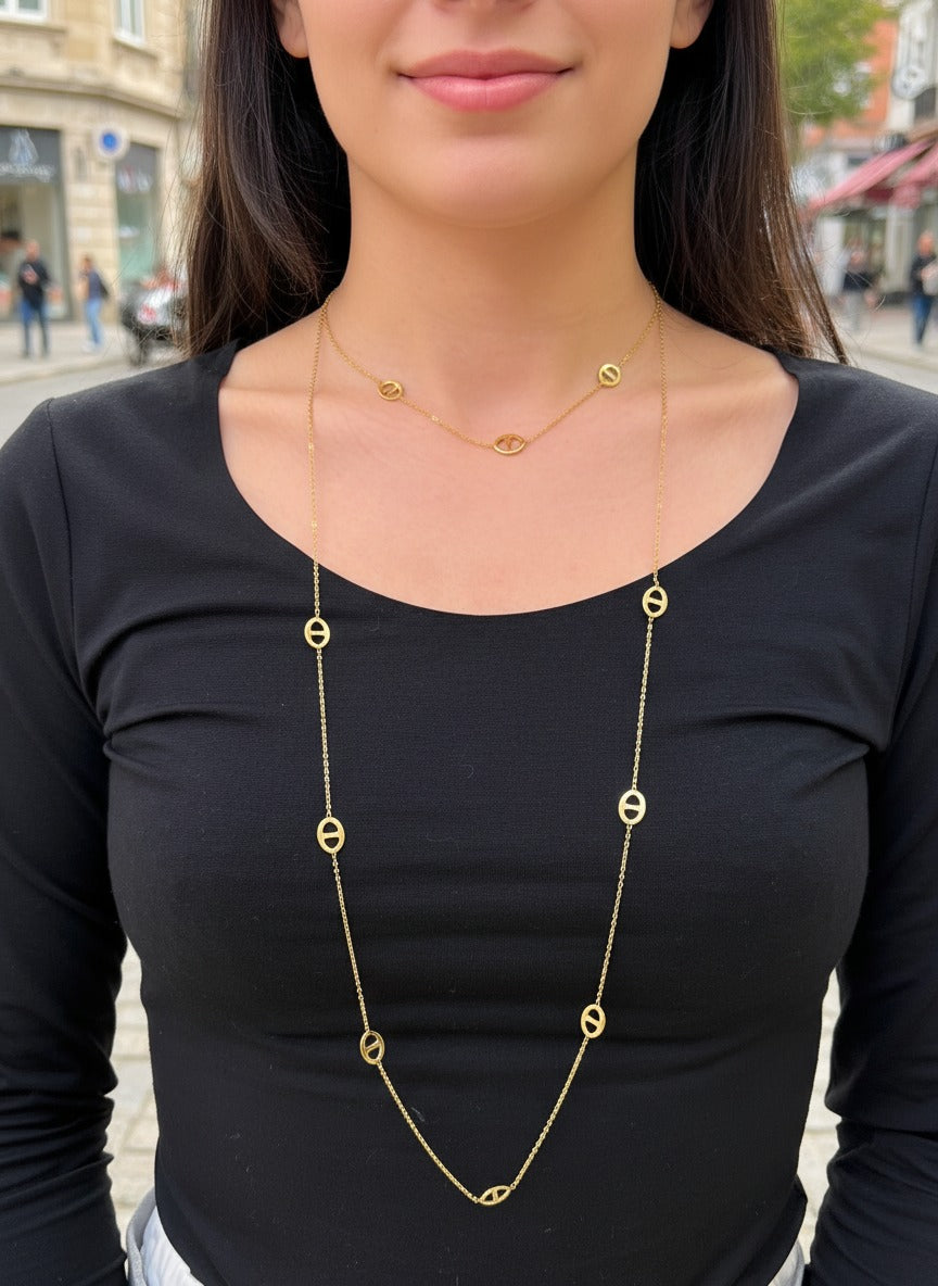 Collier double KARINE