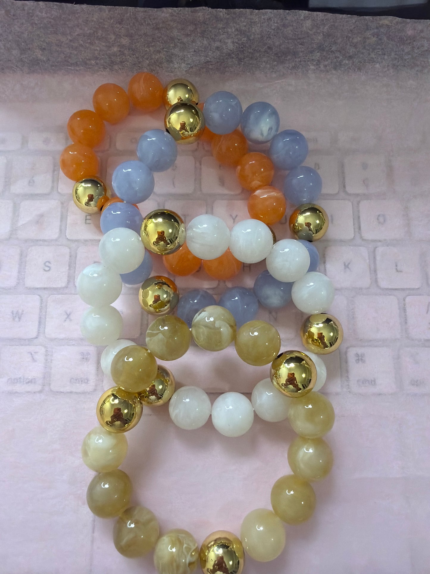 Bracelet élastique CARAMEL