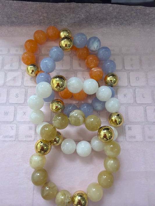 Bracelet élastique CARAMEL