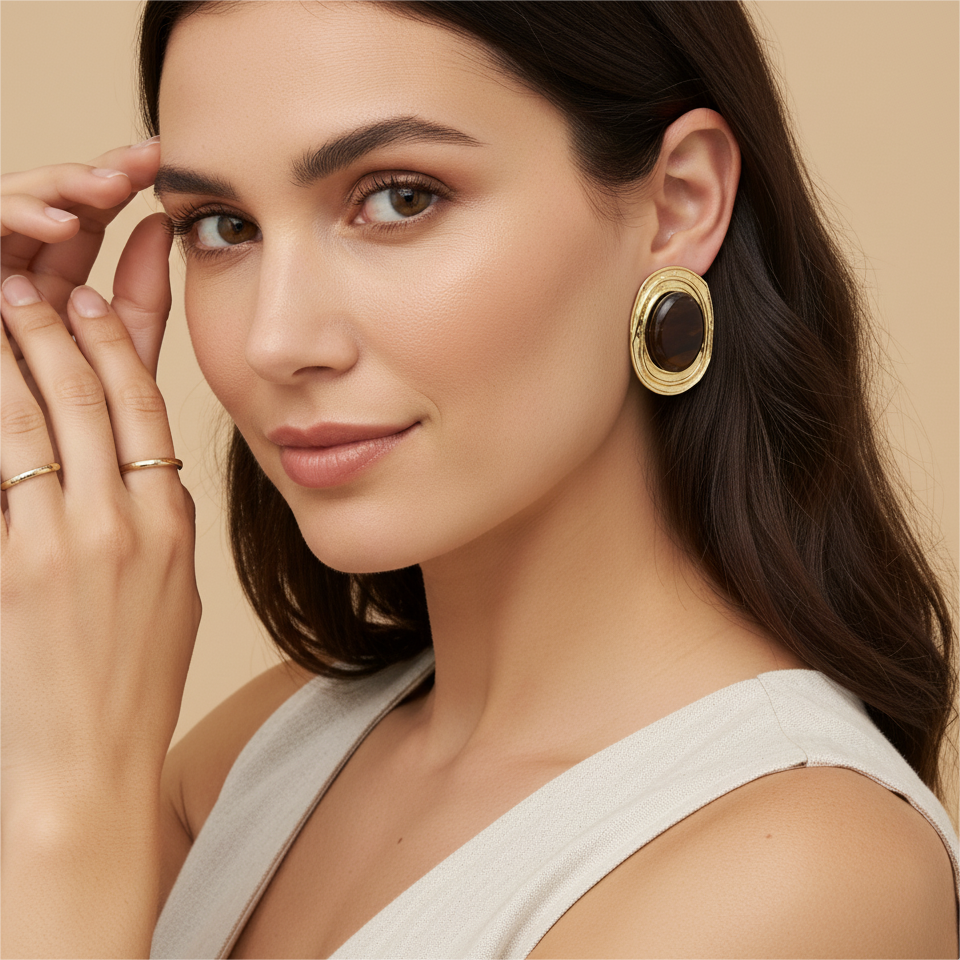 Boucle d’oreille CORALIE