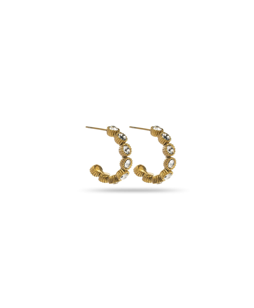 Boucle d’oreille CREOLITE STRASS