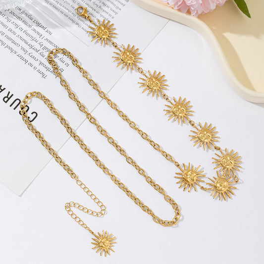 Chaîne de taille soleil ACIER INOXYDABLE