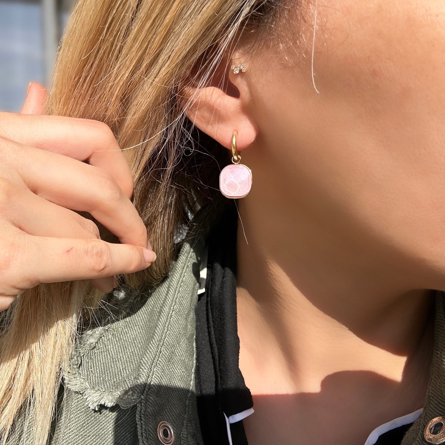 Boucle d’oreille STRASS