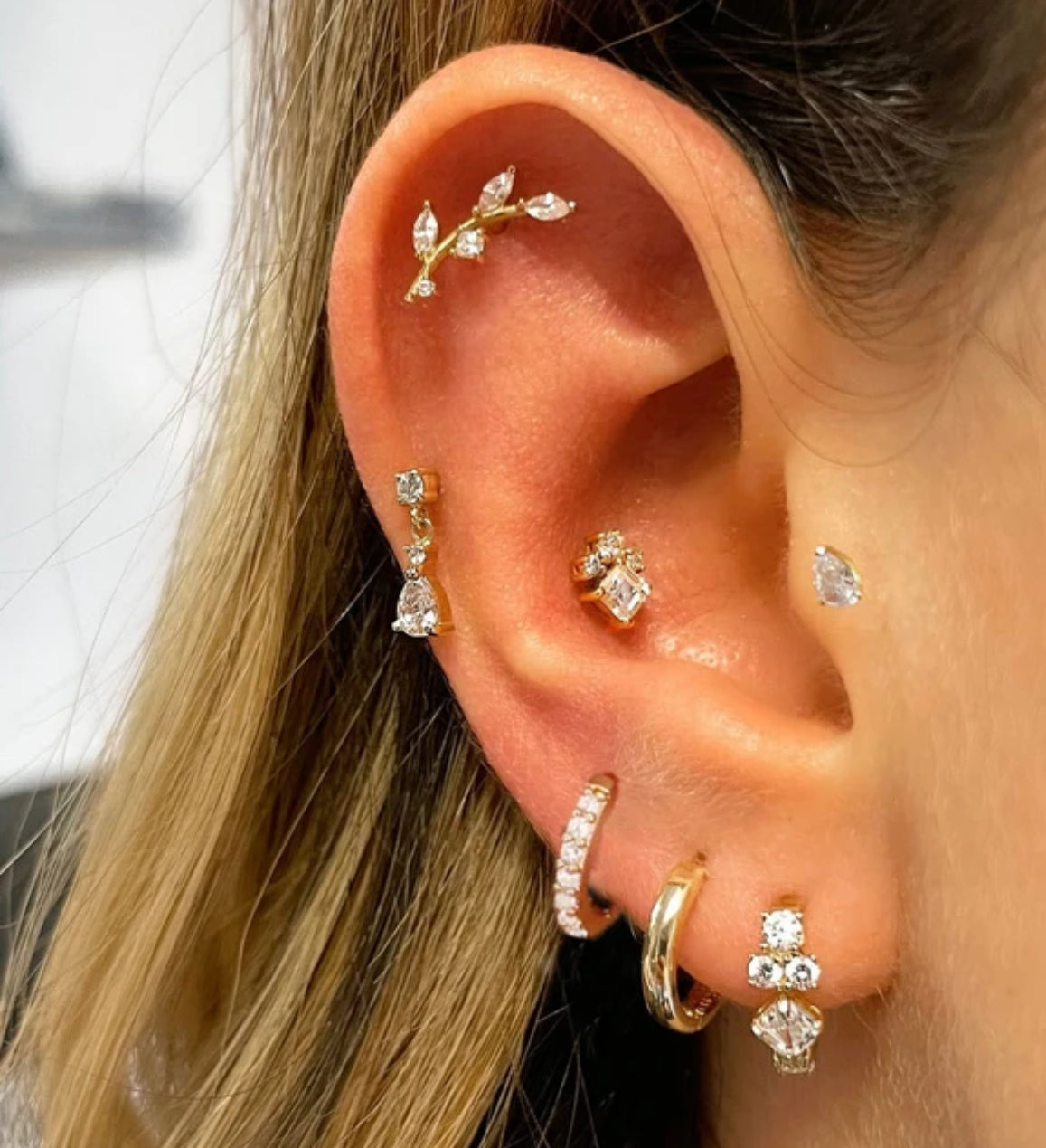 Piercing OREILLE FLEUR