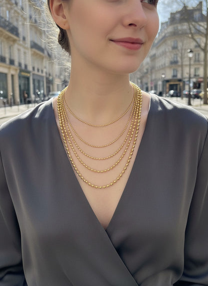 Collier MULTI INA dispo en ARGENTÉ