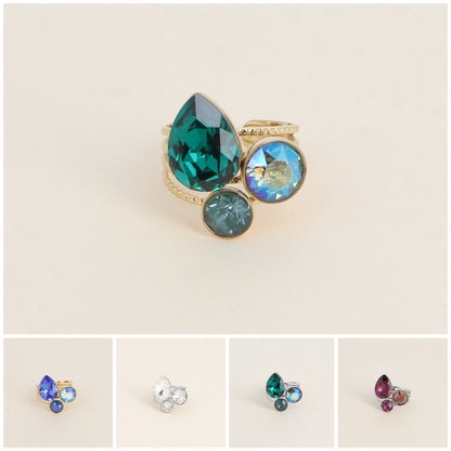 BAGUE CRYSTAL GOUTTE