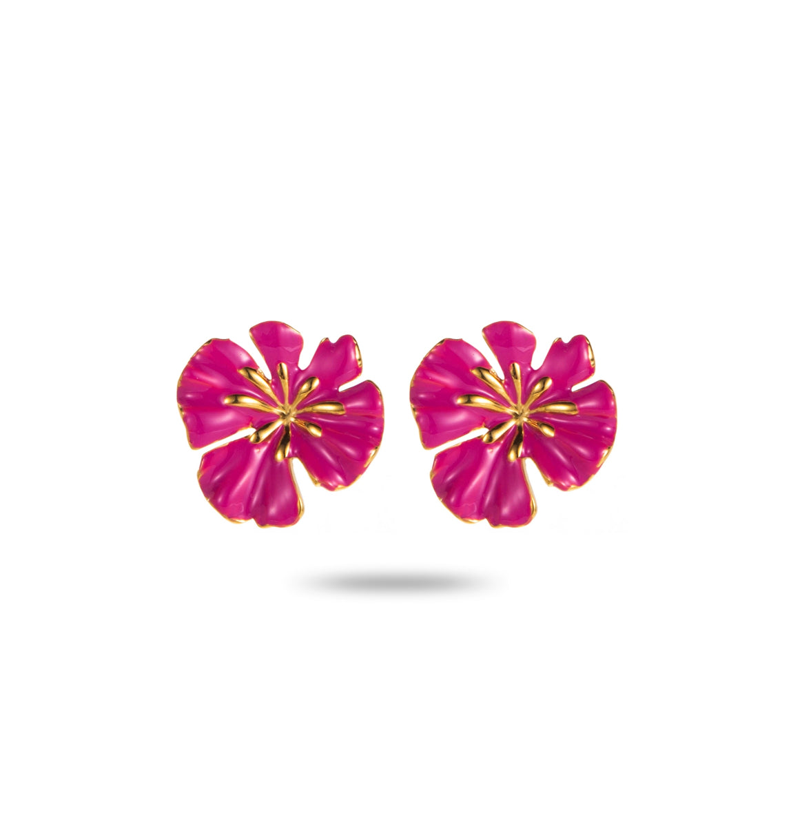 Boucle d’oreille PUCE HIBISCUS