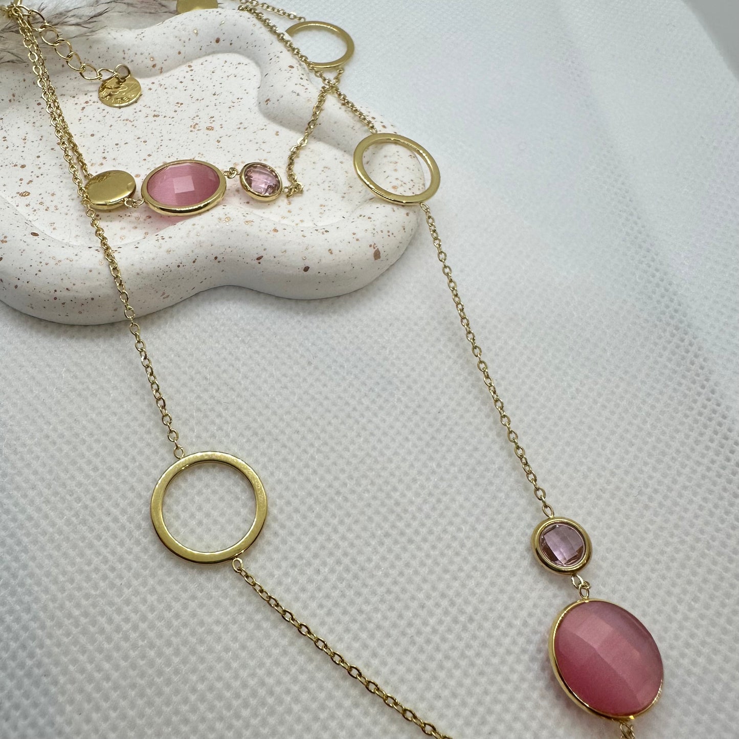 Collier SAUTOIR ROSE