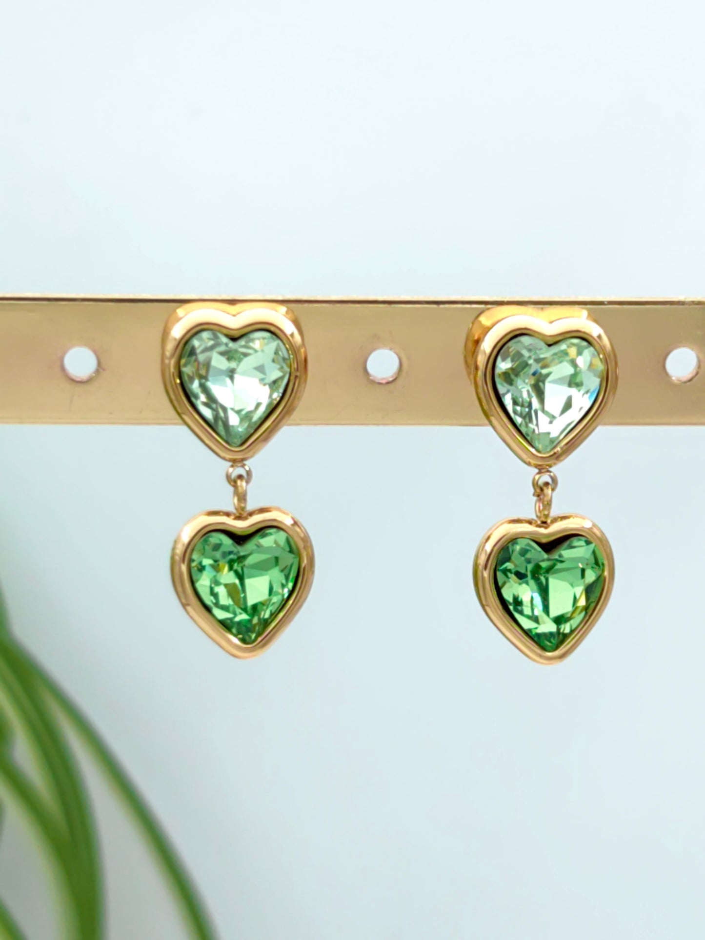 Boucle d’oreille Crystal Cœur