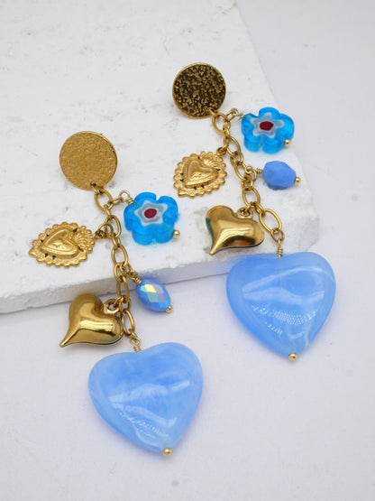 Boucle d’oreille CŒUR ELANA