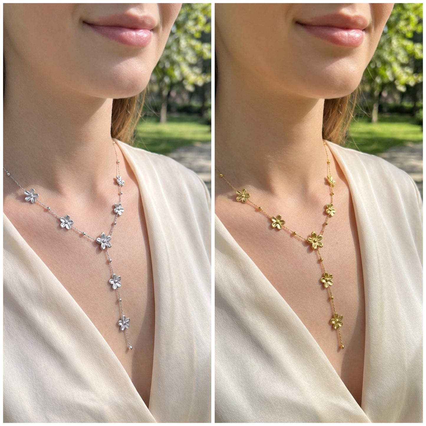 Collier Y FLEUR FANNY