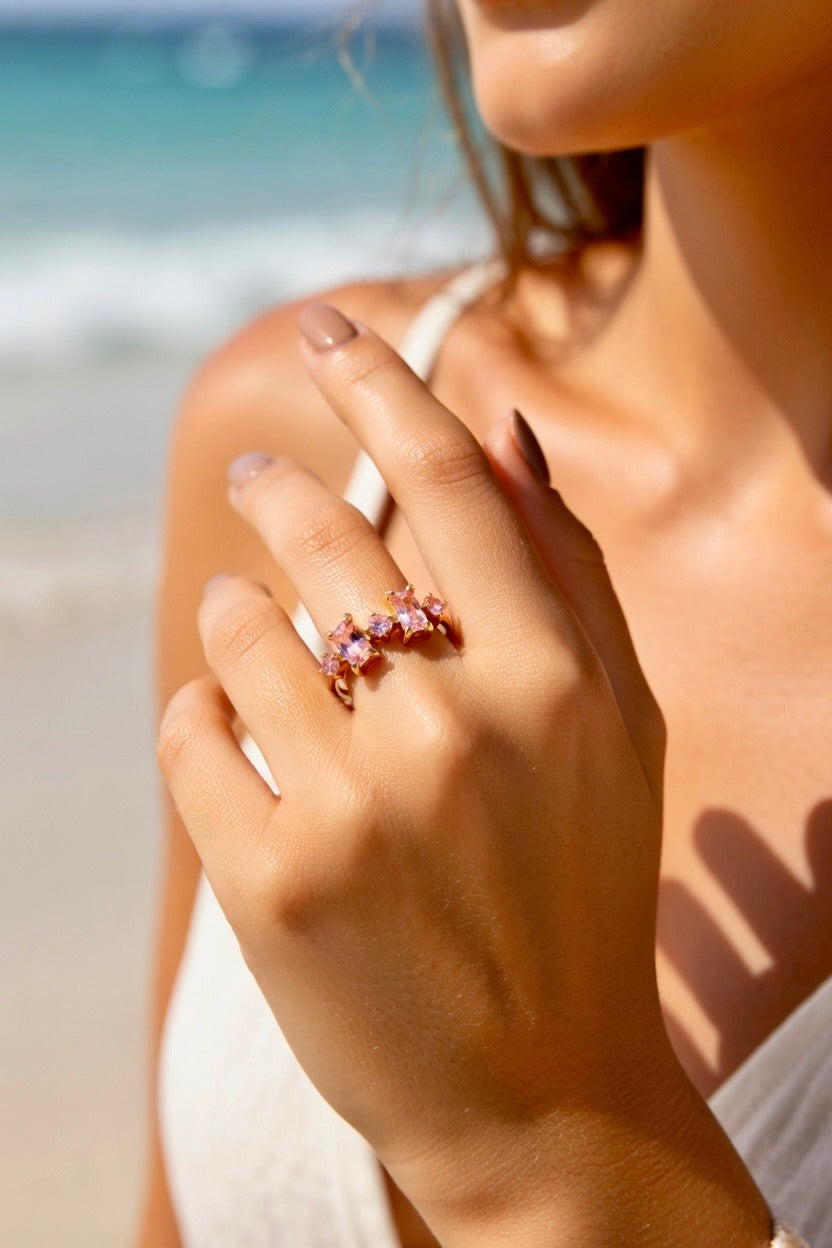 Bague strass SISI