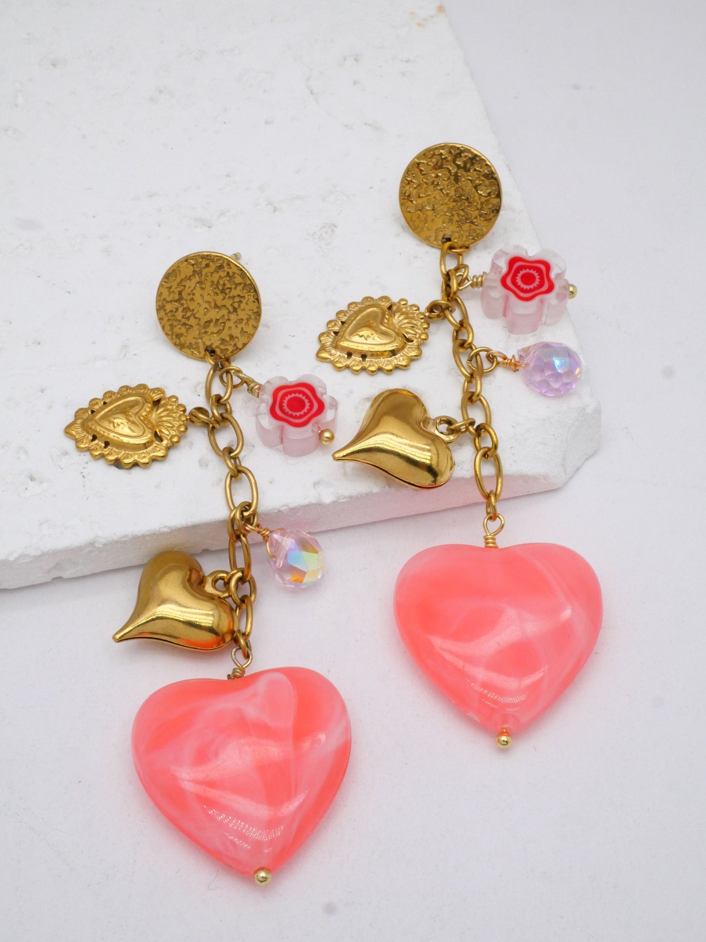 Boucle d’oreille CŒUR ELANA