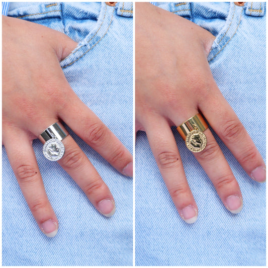 Bague breloque PIÈCE
