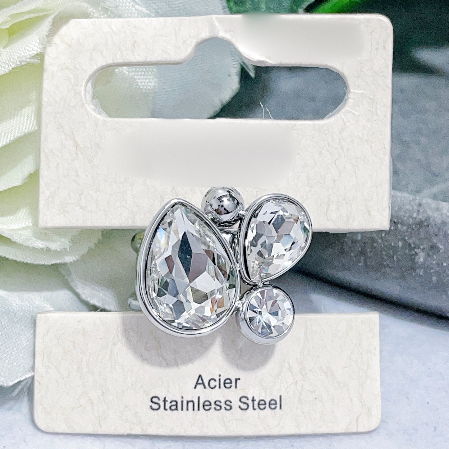 Bague strass NALIA