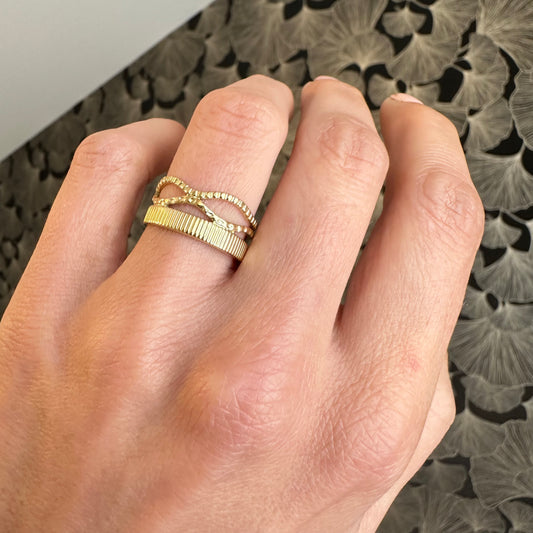 Bague CROISÉ