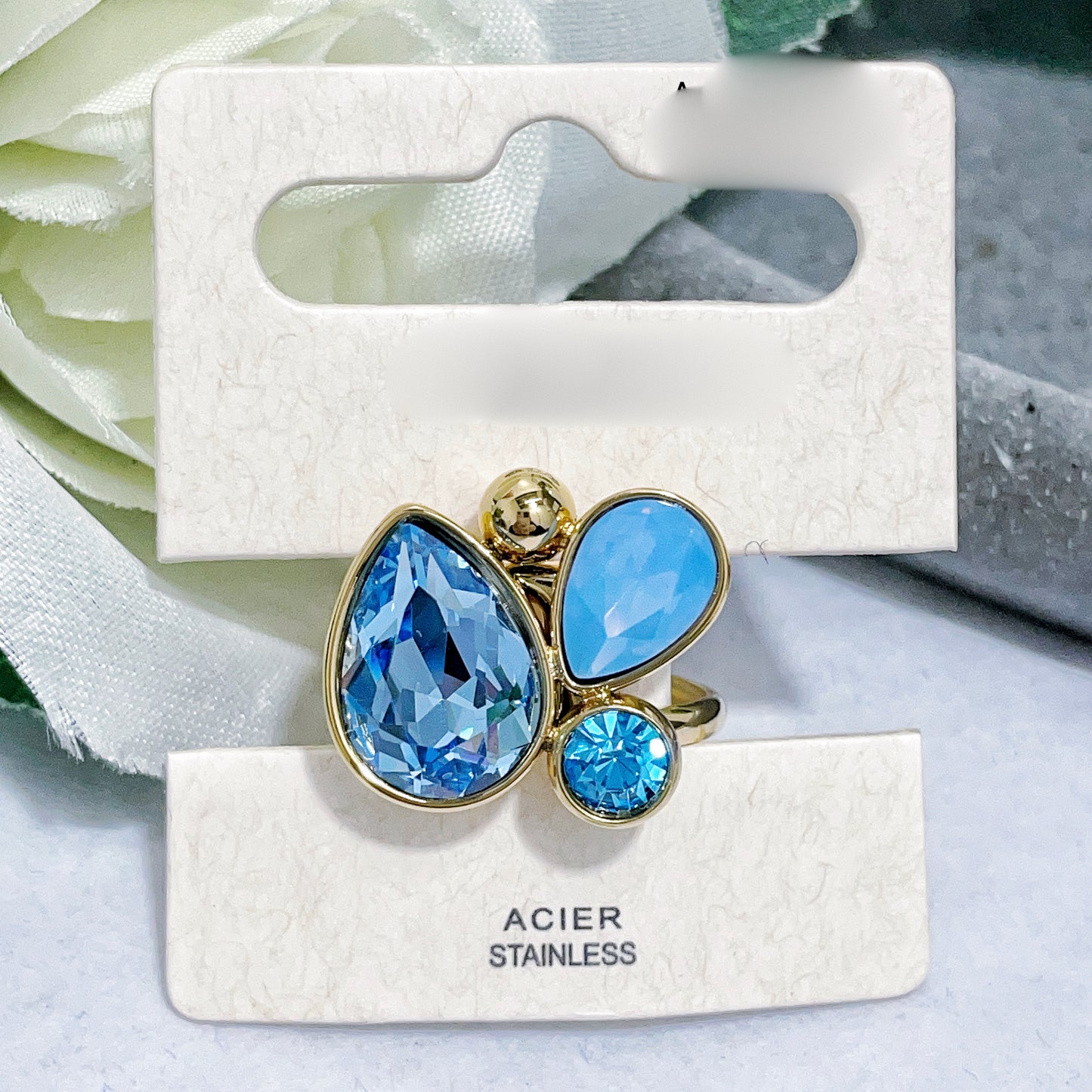 Bague strass NALIA