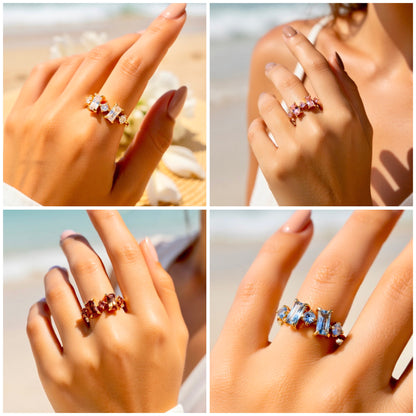 Bague strass SISI