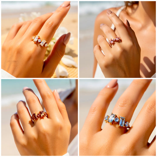 Bague strass SISI