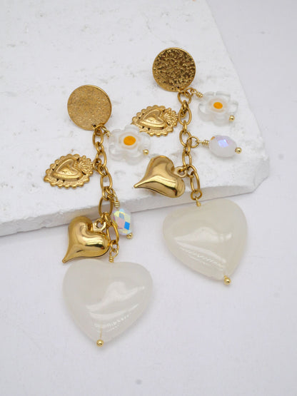 Boucle d’oreille CŒUR ELANA