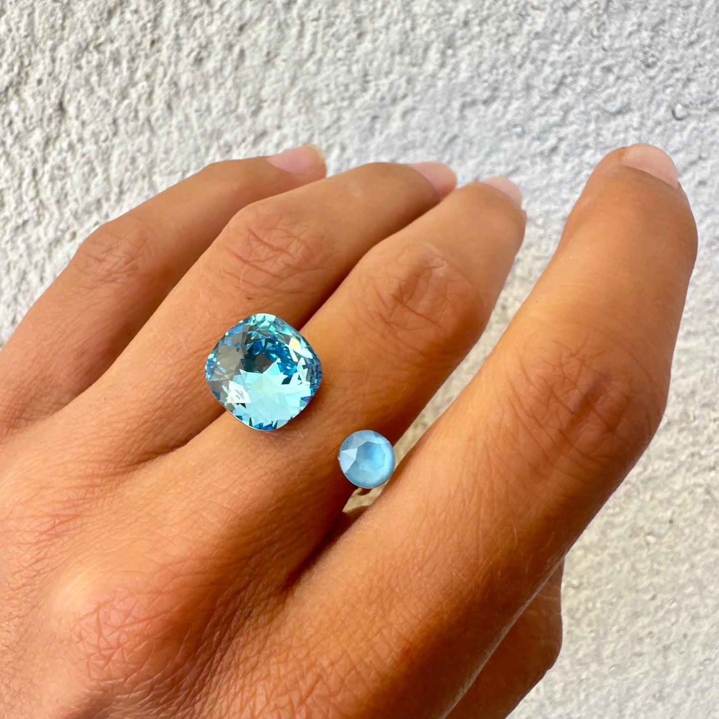 BAGUE CRYSTAL DOUBLE