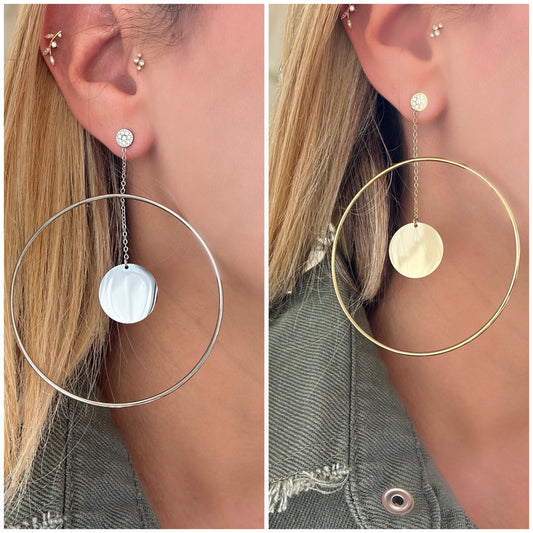 Boucle d’oreille CRÉOLE ILIA