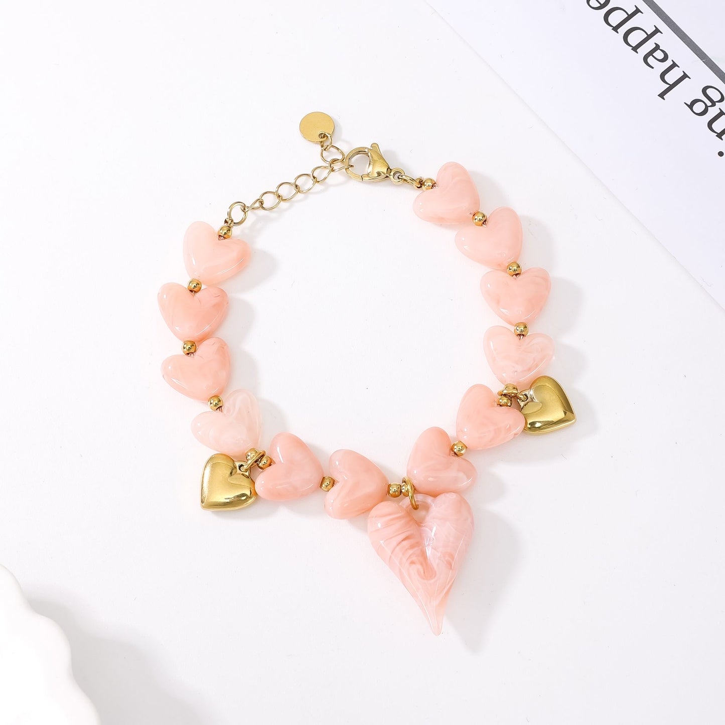 Bracelet RÉSINE CŒUR